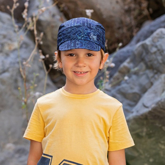Кепка детская (8-12) Buff Kids Pack Cap, Kasai Night Blue