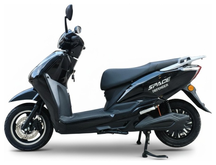 Електроскутер SPACE DEFENDER 72B 2500Вт 32А*г диск/барабан свинцево-кислотний чорний 2026, укр, укр