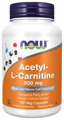 Acetyl L-Carnitine 500mg - 100 vcaps