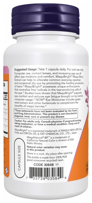 Eye Moisturize with MaquiBright® - 60 vcaps