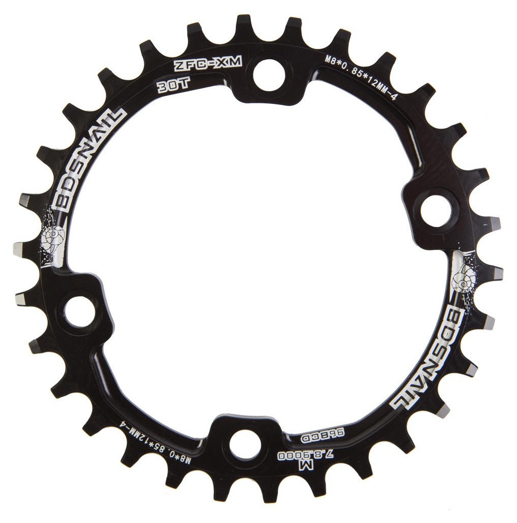 Звезда-неспадайка к шатуну NW AL 30T SNAIL круг BCD 96 ассиметричн. (для Shimano M7000) (черн.)