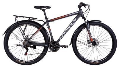 Велосипед уцененный AL 29" Formula MOTION PLUS DD FR рама-19" темно-серый (матовый) 2026