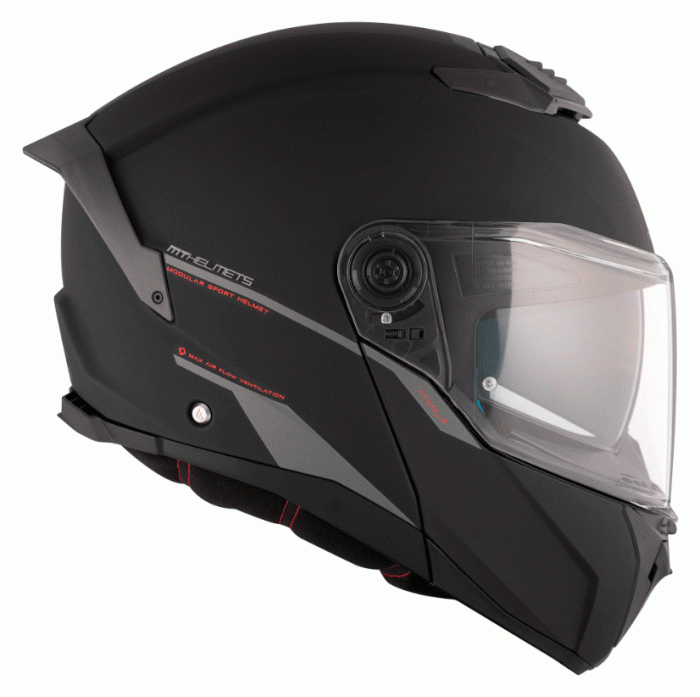 Мотошолом MT ATOM 2 SV Solid A1 Matt Black