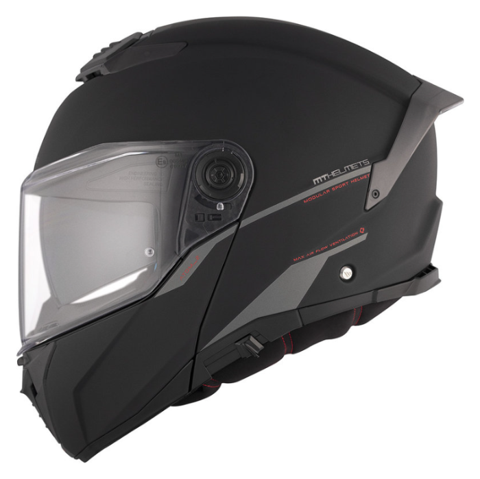 Мотошолом MT ATOM 2 SV Solid A1 Matt Black