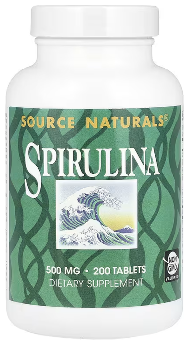 Spirulina 500 mg - 200 tabs, укр, укр