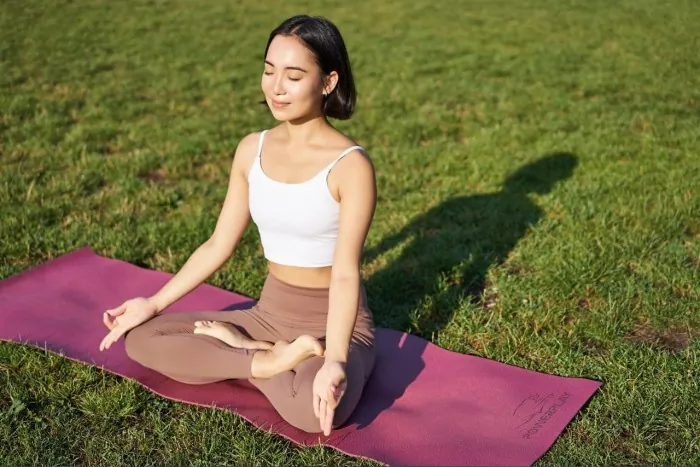 Коврик для йоги та фітнесу PowerPlay 4010 PVC Yoga Mat Рожевий (173x61x0.6)