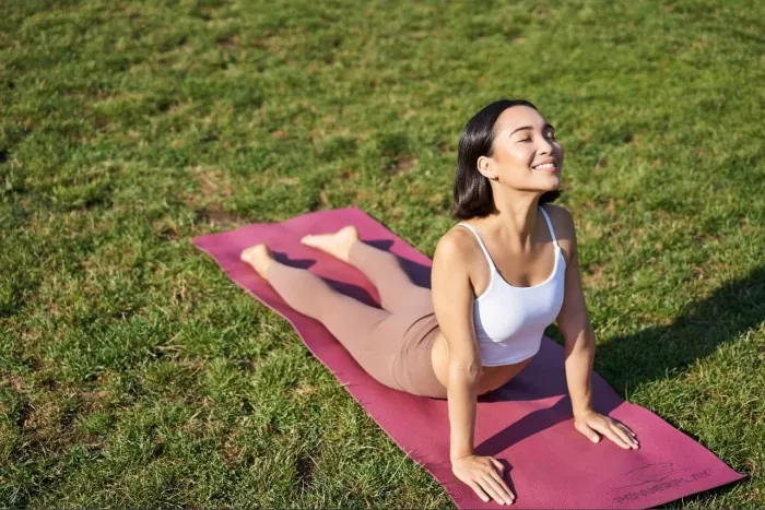 Коврик для йоги та фітнесу PowerPlay 4010 PVC Yoga Mat Рожевий (173x61x0.6)