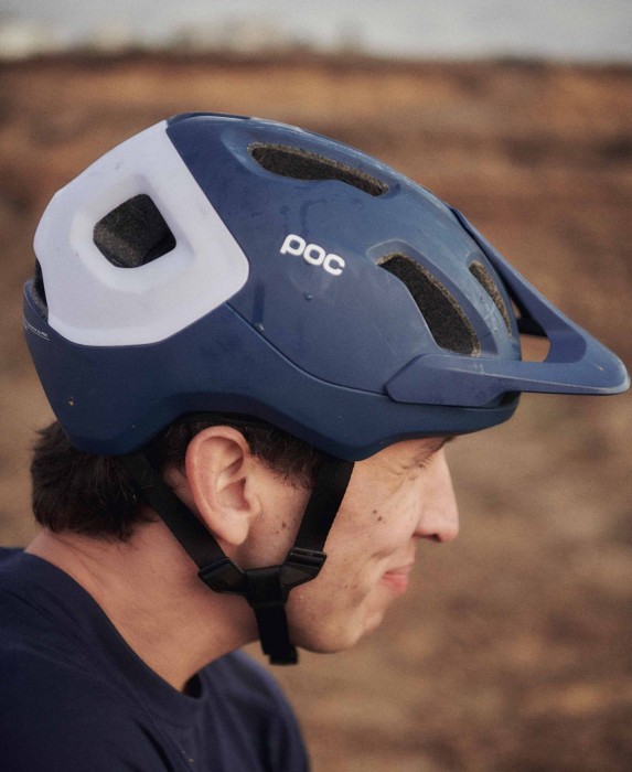 Шолом велосипедний POC Axion SPIN, Lead Blue Matt