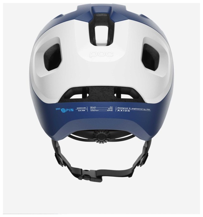 Шолом велосипедний POC Axion SPIN, Lead Blue Matt