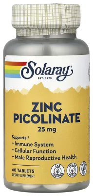 Zinc Picolinate 25mg - 60 tabs