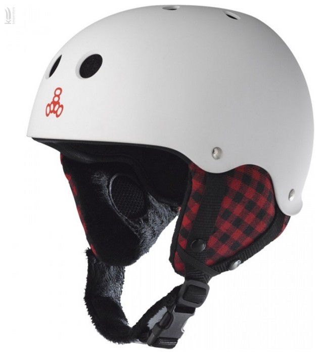 Шолом Triple8 East Village Snow White Rubber (XL)