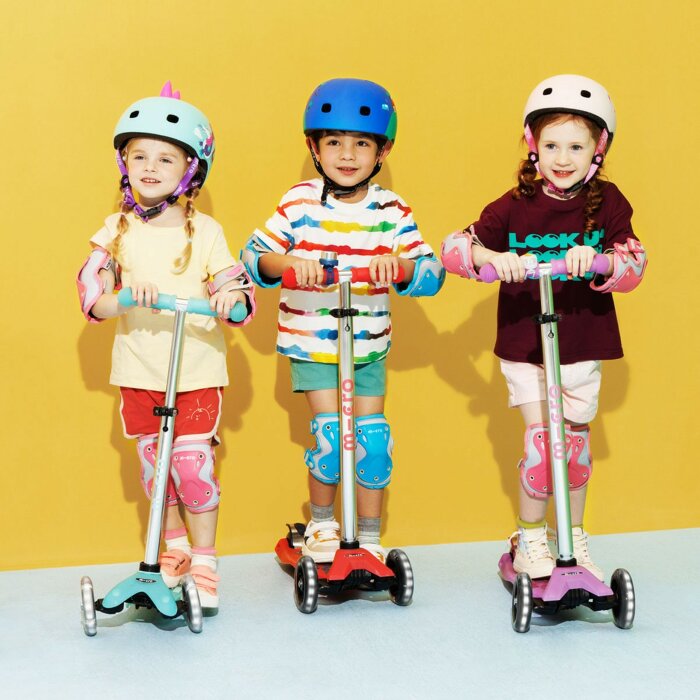 Захисний комплект налокітники та наколінники MICRO - СИНІЙ (лік. 15-19 сm, кол. 21-27 сm, S.), укр, укр