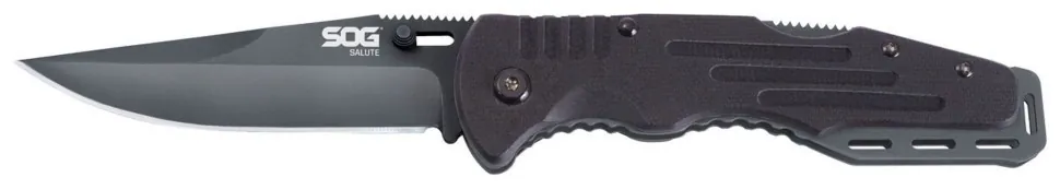 Розкладний ніж SOG Salute, Black (SHM_SOG FF11-CP)