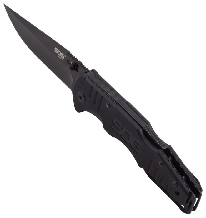 Розкладний ніж SOG Salute, Black