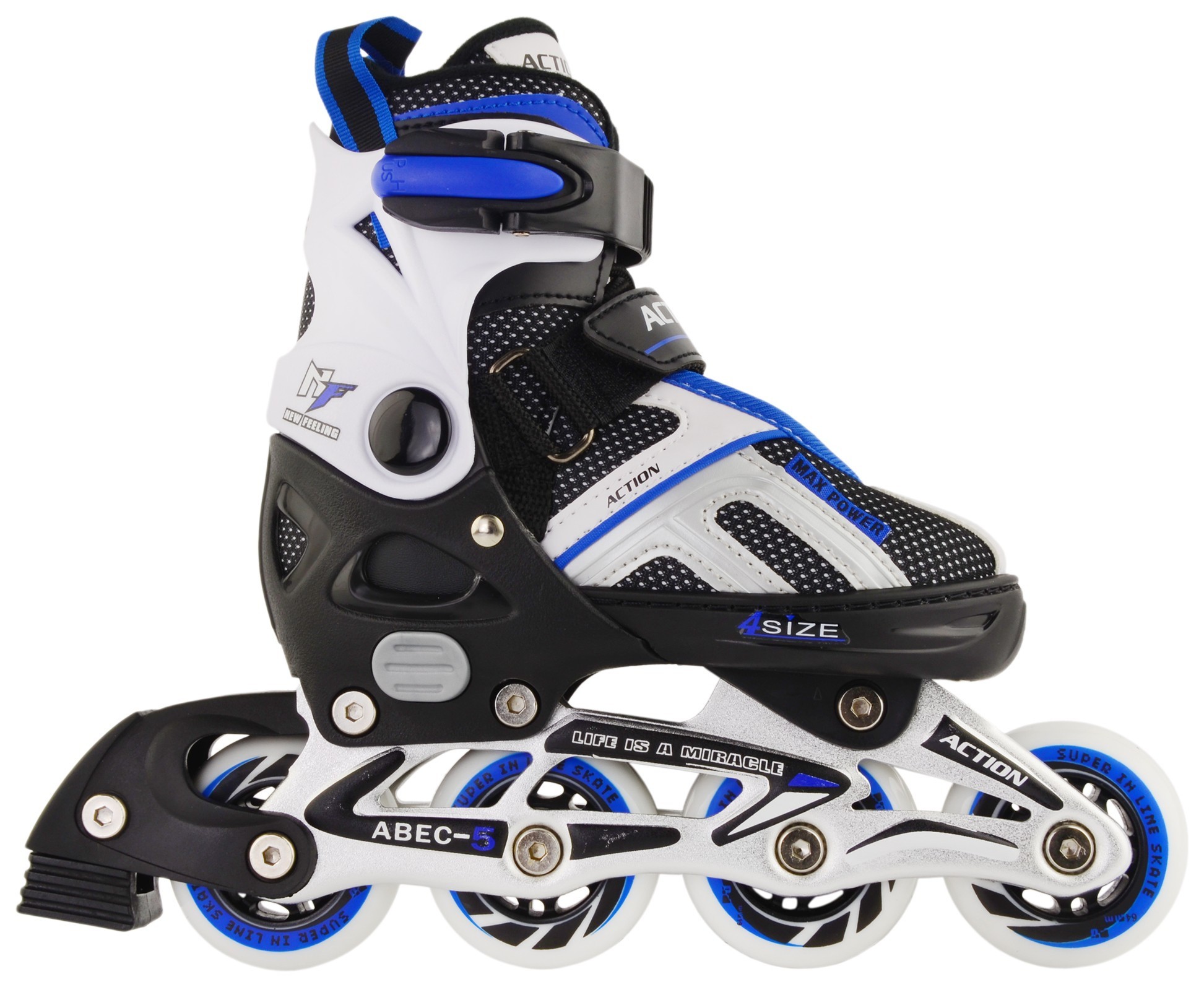 Роликові ковзани Action ARLO / Blue / 29-32, укр, укр