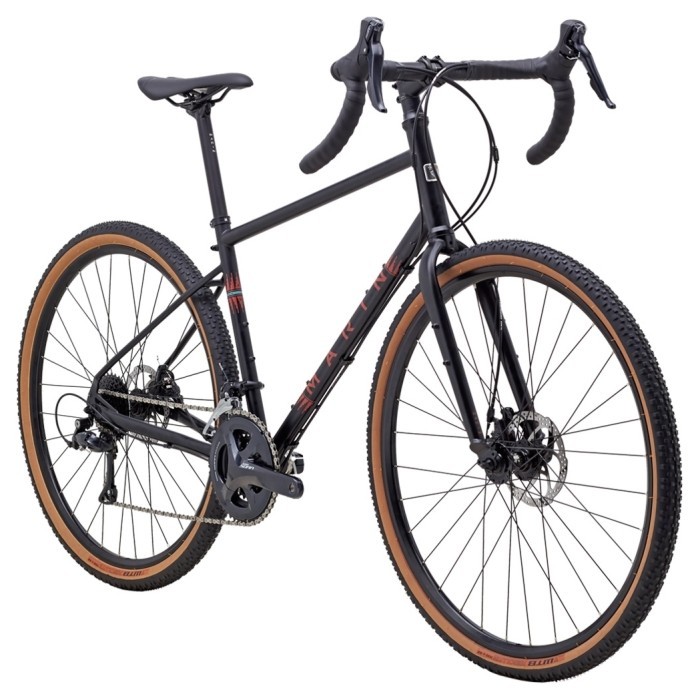 Велосипед 27,5" Marin FOUR CORNERS рама - S 2023 Satin Black/Red