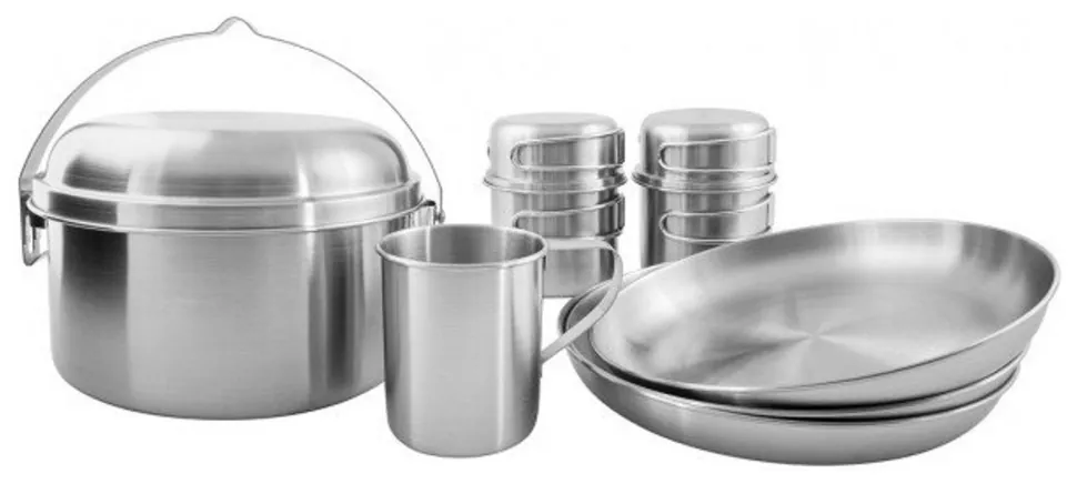 Набір посуду Tatonka Picnic Set III, Silver (SHM_TAT 4141.000)