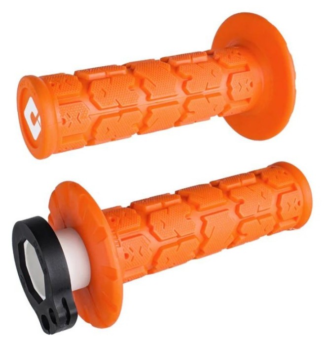 Мото гріпси ODI MX V2 Lock-On; Rogue Grip Orange