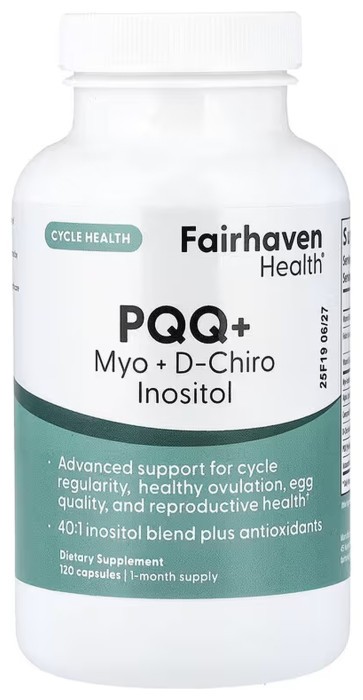 PQQ + Myo + D-Chiro Inositol Plus - 120 caps, укр, укр