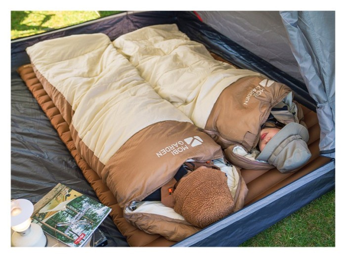 Спальний мішок з капюшоном Mobi Garden XY 2.2 NX21562008 green