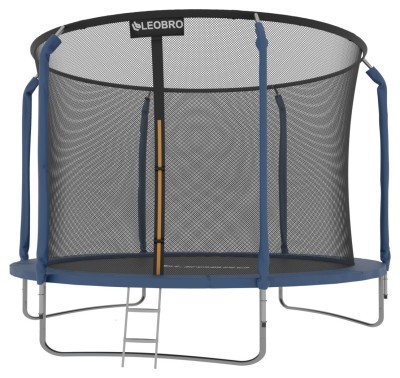 Батут із внутрішньою захисною сіткою 252 см LEOBRO Premium 8FT BLUE