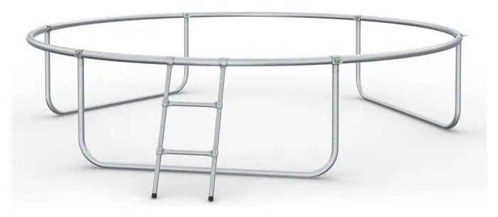 Батут із внутрішньою захисною сіткою 252 см LEOBRO Premium 8FT BLUE