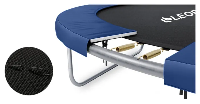 Батут із внутрішньою захисною сіткою 252 см LEOBRO Premium 8FT BLUE