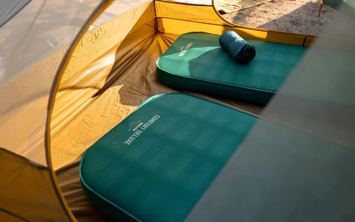 Килимок самонадувний Sea to Summit Comfort Deluxe Self Inflating Mat, Rain Forest, Large Rectangular Wide