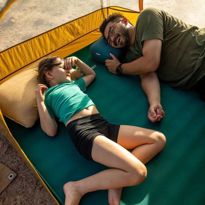 Килимок самонадувний Sea to Summit Comfort Deluxe Self Inflating Mat, Rain Forest, Large Rectangular Wide