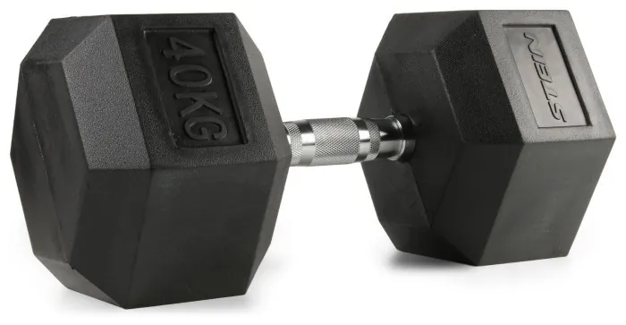Гантель гексогональная 40 кг. Стейн. OK1013-40
