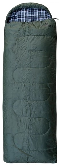 Спальный мешок Totem Ember Plus одеяло с капюшом правый olive 190/75 UTTS-014