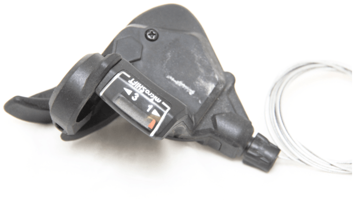 Перемикач (манетка) micro-SHIFT TS38 Лівий (3ск)