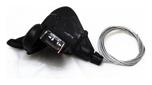 Перемикач (манетка) micro-SHIFT TS38 Лівий (3ск), укр, укр