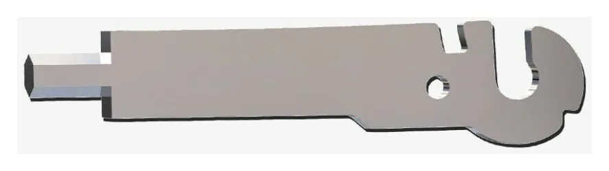 Змінний інструмент FTS2-1 до мультитула Roxon Flex S804 (шестигранний ключ 4 мм) (FNR_FTS2-1)