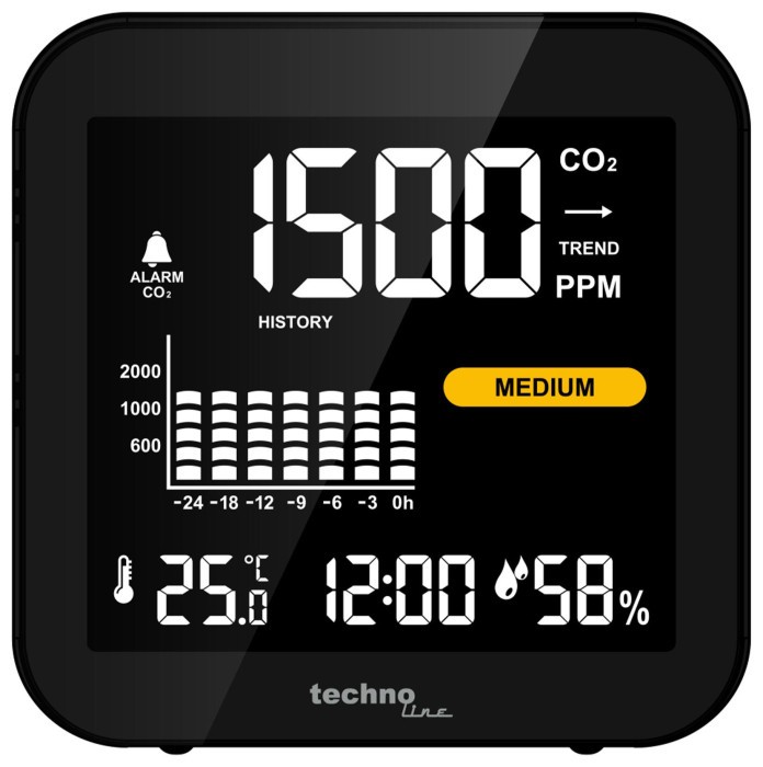 Метеостанція Technoline WL1025 Black (WL1025)