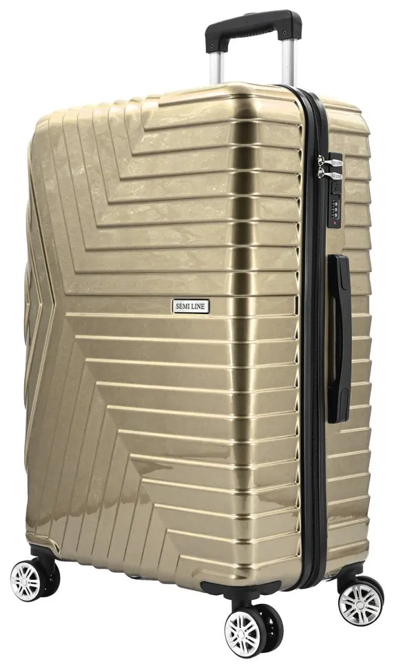 Валіза Semi Line 24" (M) Gold (T5763-2) (DSM_DAS302945)