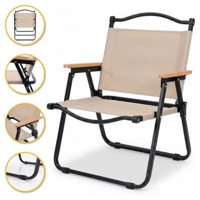 Розкладне туристичне крісло LEOBRO Camp Beige M (LB-1071)