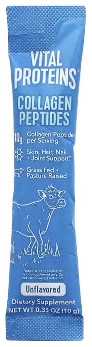 Collagen Peptides - 200g Unflavored (20 Packets) (Поврежденная банка)