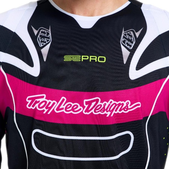 Мото джерсі TLD SE PRO JERSEY; SALVO [BLACK / WHITE] XL