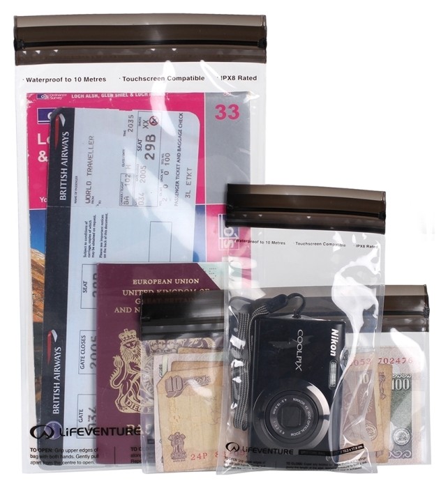 Комплект чохлів Lifeventure DriStore LocTop Bags Valuables, укр, укр