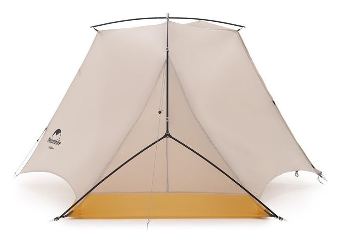 Намет надлегкий одномісний Naturehike NH21ZP003, сіро-жовтий