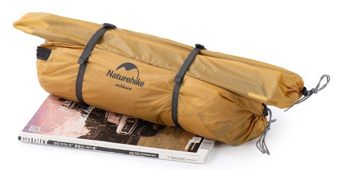 Намет надлегкий одномісний Naturehike NH21ZP003, сіро-жовтий