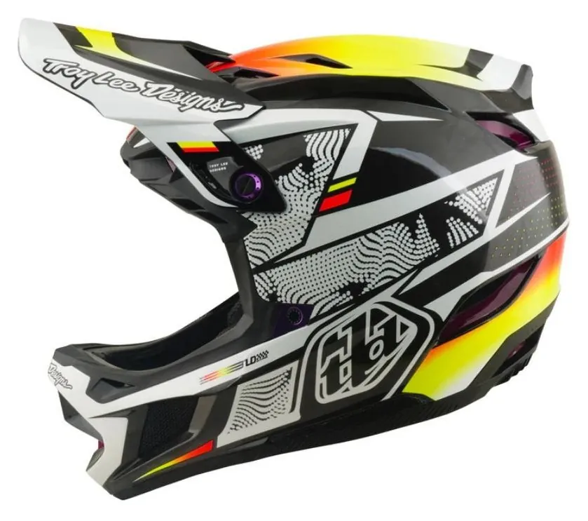 Вело шолом TLD D4 CARBON HELMET; LINED UP [BLACK] L (OBOD_139025004)