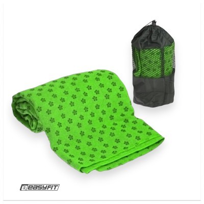Полотенце для йоги EasyFit Yoga Mat Towel из микрофибры (Зеленый)