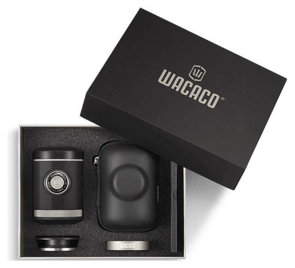 Портативна еспресо-кавоварка Wacaco Picopresso, механічна, для меленої кави