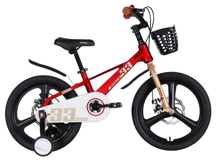 Велосипед MG 18" SPACE KID ORION DD рама-10" червоний з сірим 2026, укр, укр