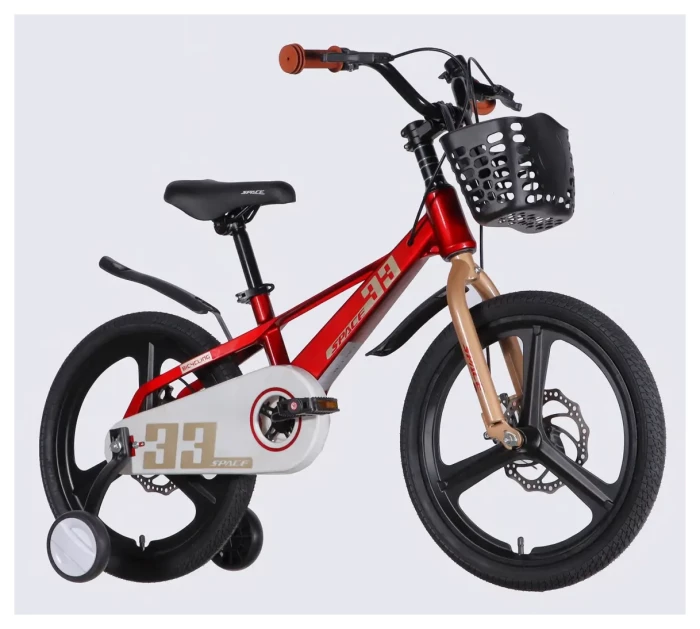 Велосипед MG 18" SPACE KID ORION DD рама-10" червоний з сірим 2026