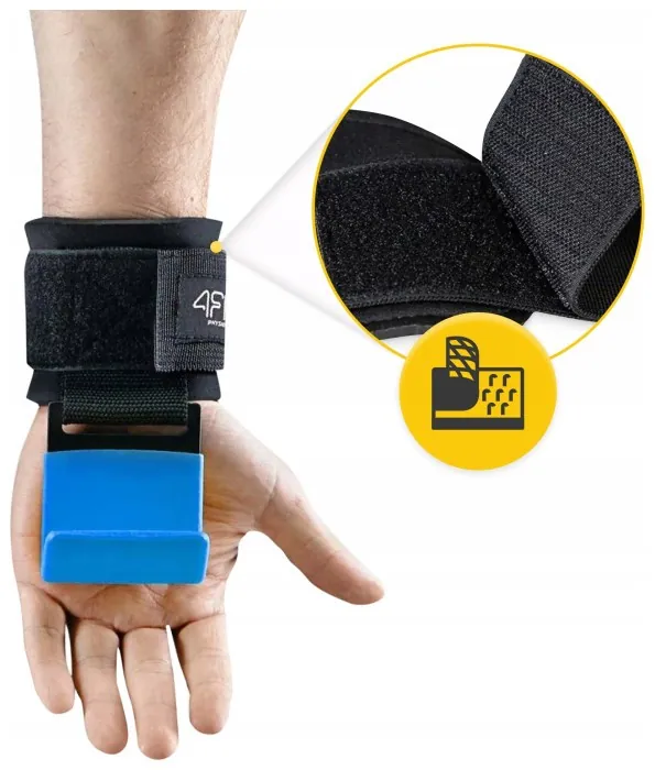 Крючки для перекладины и тяги 4FIZJO Hooks Black/Blue (P-5907739314772)