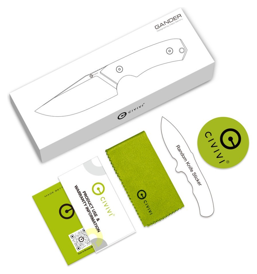 Ніж Civivi Gander C24058B-2, укр, укр