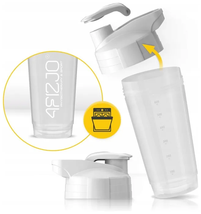 Шейкер спортивный 4FIZJO Ultra 700 мл White (P-5905973407083)